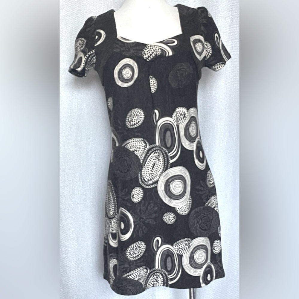 Aryeh brown paisley dress